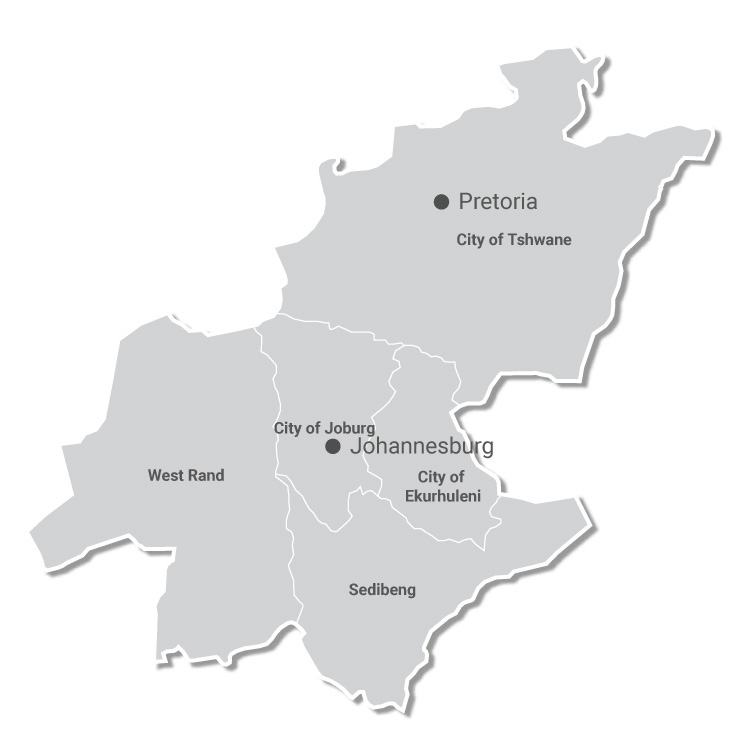 Map Gauteng 
